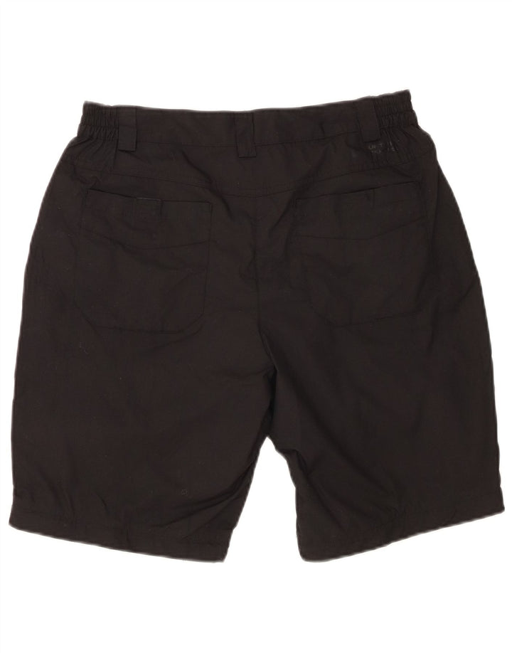 Mountain Warehouse Womens Chino Shorts UK 10 Small W28 Black Polyester