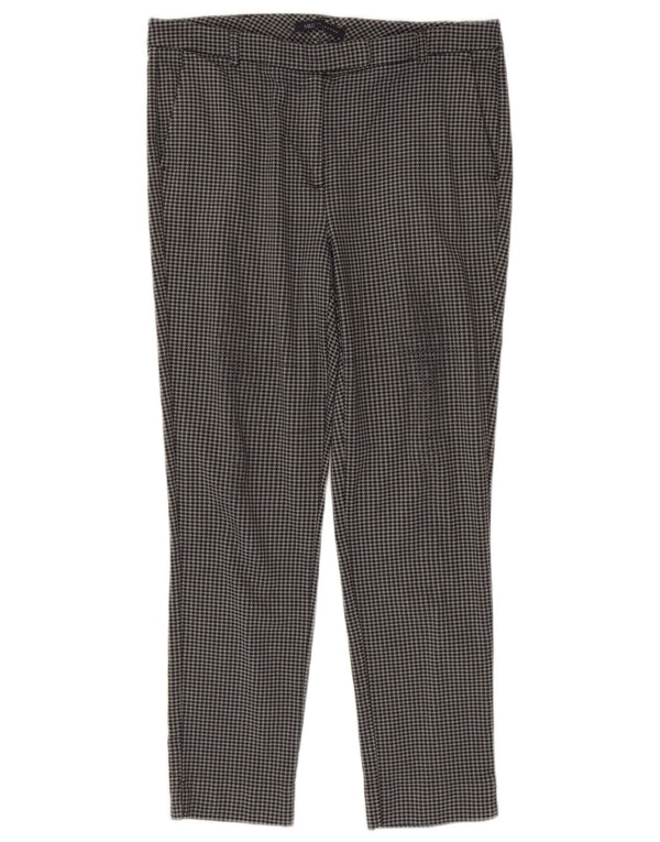Marks & Spencer Dame Cropped Trousers UK 12 Medium W32 L25 Grå