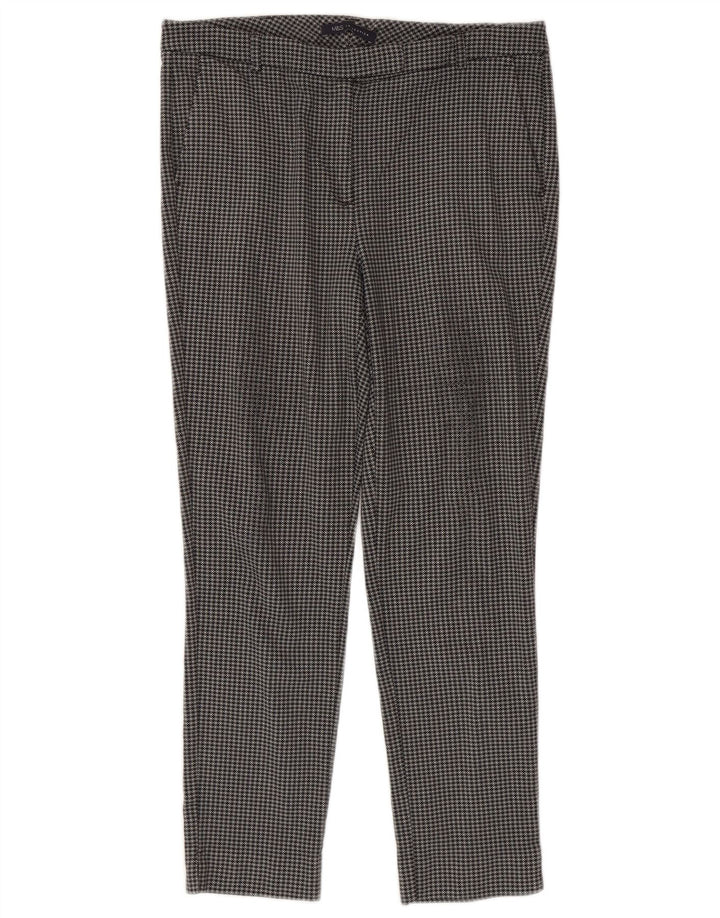 Marks & Spencer Dame Cropped Trousers UK 12 Medium W32 L25 Grå