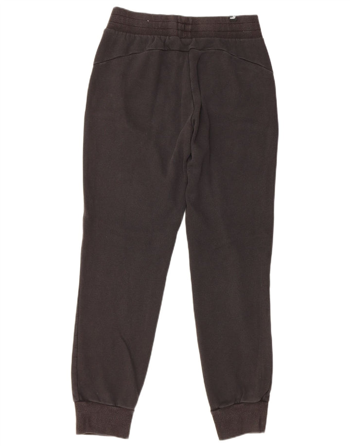PUMA Womens Tracksuit Trousers Joggers UK 10 Small Black Polyester
