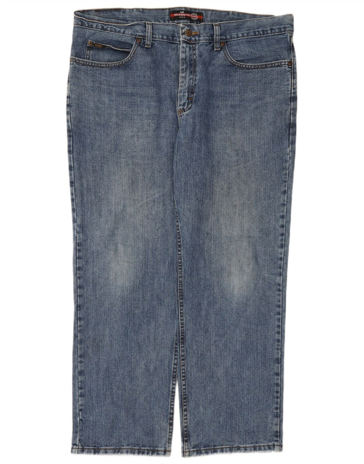 Lee Herre Relaxed Fit Straight Jeans W38 L29 Blå Bomuld