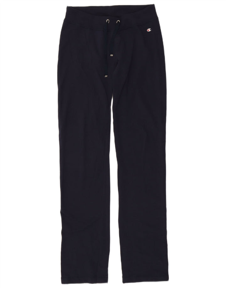 Champion Womens Heritage Classics Træningsdragt Bukser UK 16 Large Navy Blue