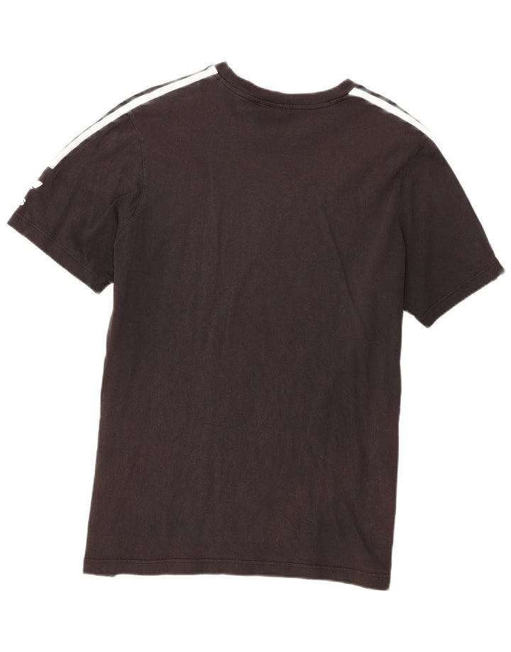 Adidas Herre T-Shirt Top Stor Sort Bomuld