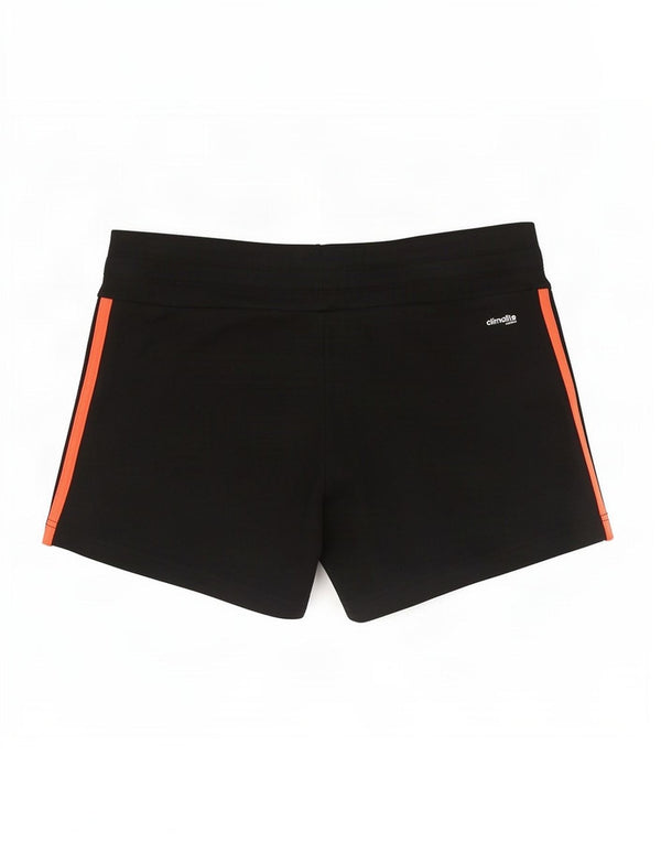 Adidas Womens Climalite Sportshorts UK 8/10 Small Black Bomuld