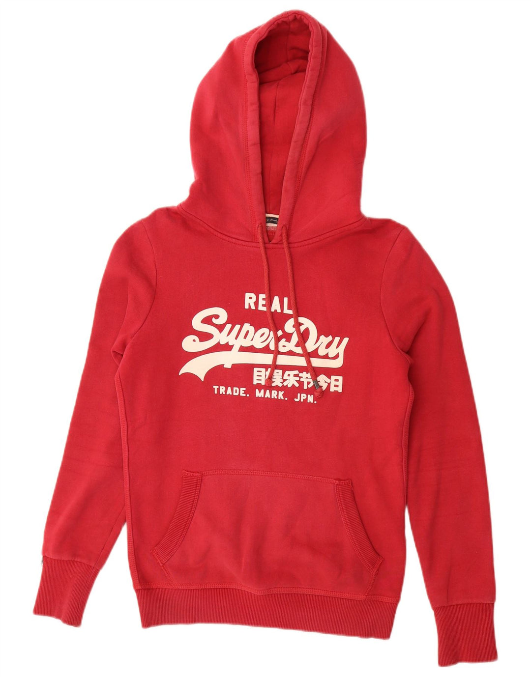 Superdry Grafisk hættetrøje til mænd, lille rød bomuld
