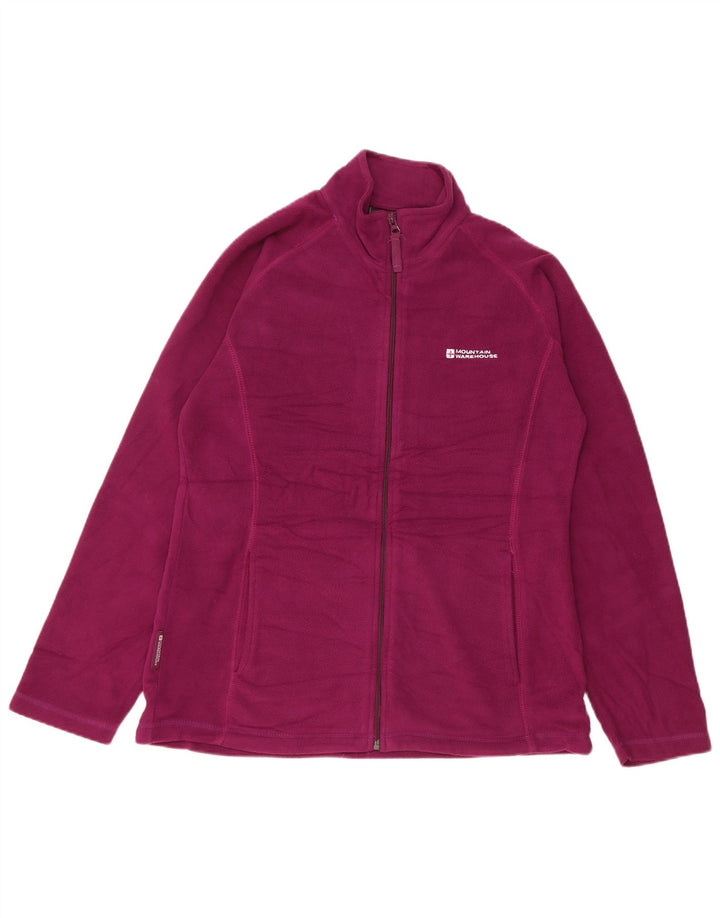 Mountain Warehouse Dame Fleecejakke UK 14 Stor Lilla Polyester