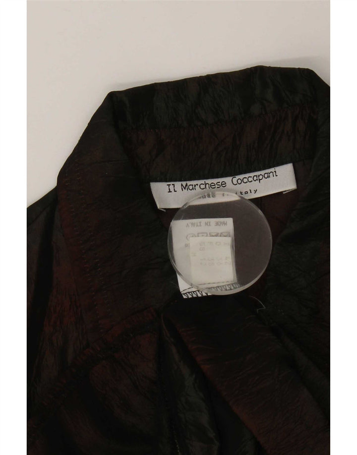 Il Marchese Coccapani Dameskjorte UK 12 Medium Flerfarvet Stribet