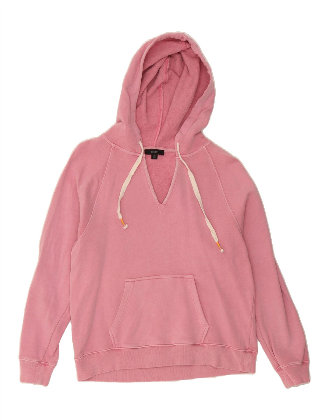 J. CREW Womens Hoodie Jumper UK 14 Medium Pink Cotton Vintage J. Crew and Second-Hand J. Crew from Messina Hembry 