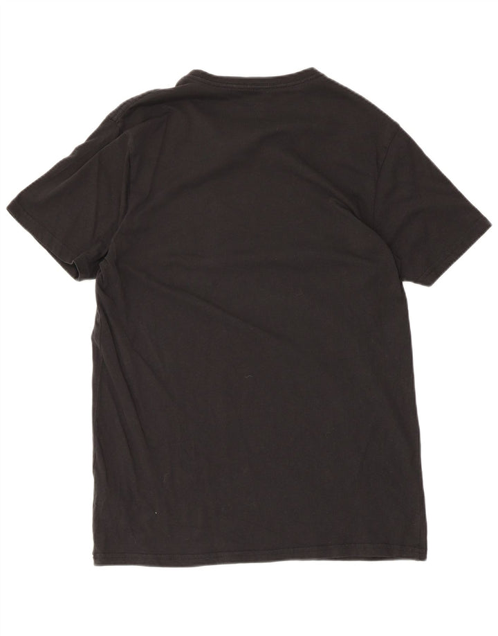 Volcom Herre Modern Fit Grafisk T-Shirt Top Medium Sort Bomuld