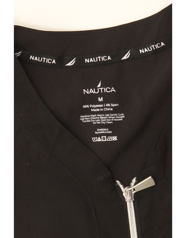 NAUTICA Damebluse Top UK 14 Medium Sort Polyester