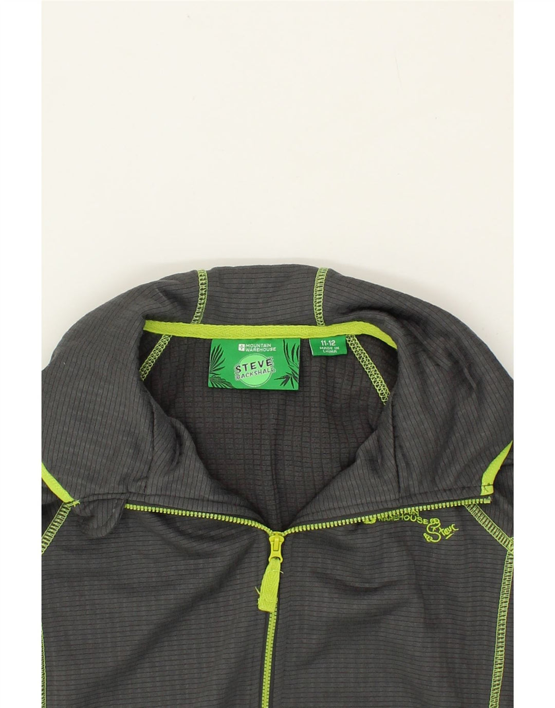 MOUNTAIN WAREHOUSE Boys Zip Hoodie Sweater 11-12 Years Grey Polyester Vintage Mountain Warehouse and Second-Hand Mountain Warehouse from Messina Hembry 