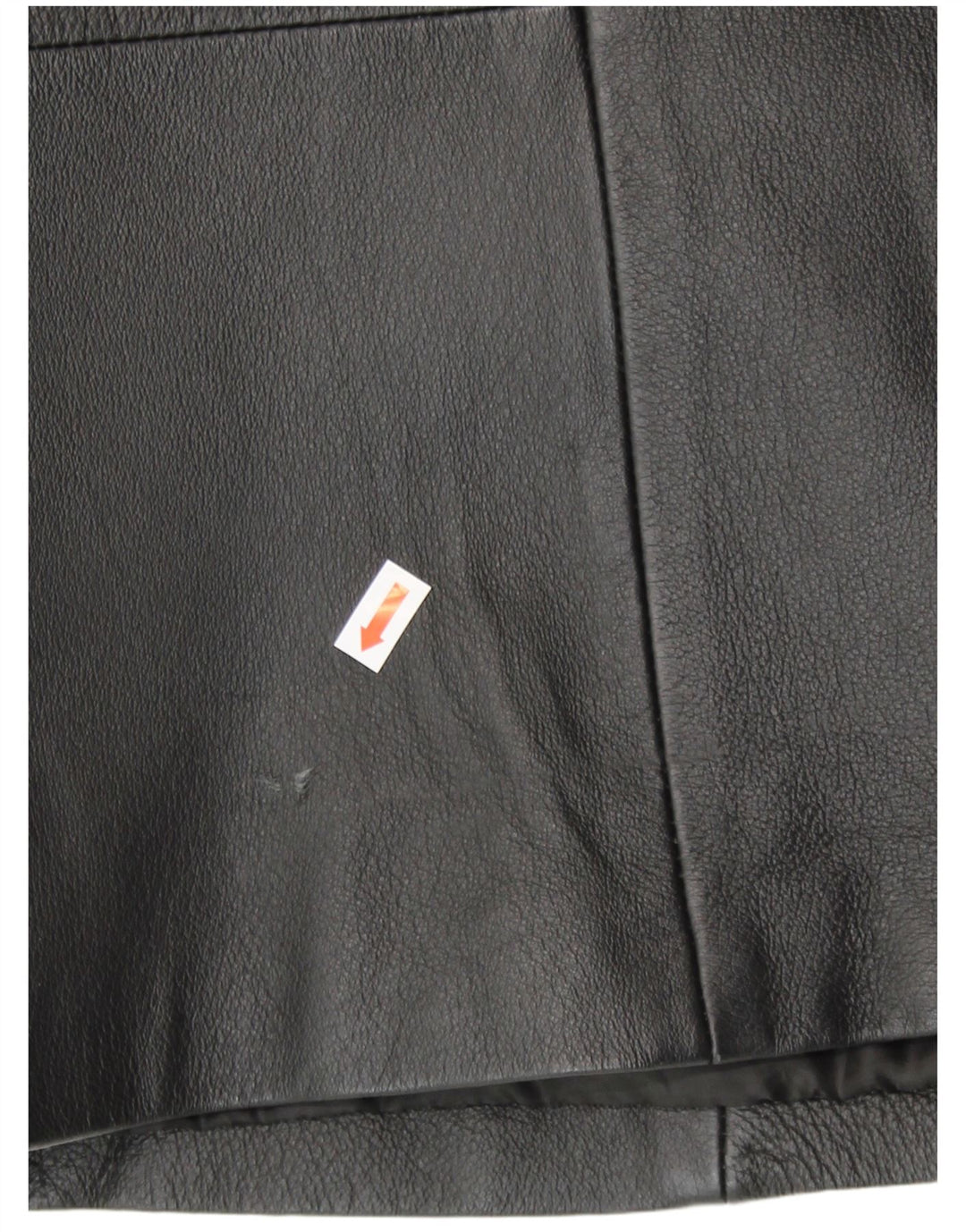 Agenda Dame 3 Button Læder Blazer Jacket UK 24 4XL Sort Læder