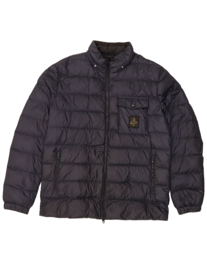 Refrigiwear Herre polstret jakke IT 54 XL Marineblå polyamid