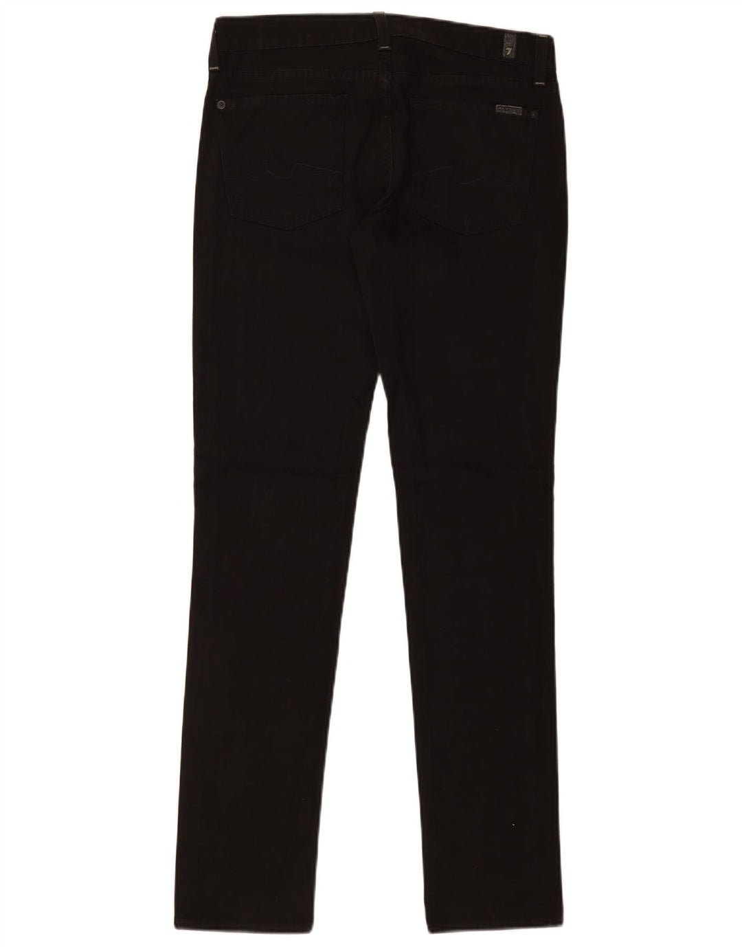 7 TIL ALLE MENNESKER Dame Slim Jeans W29 L33 Sort Bomuld