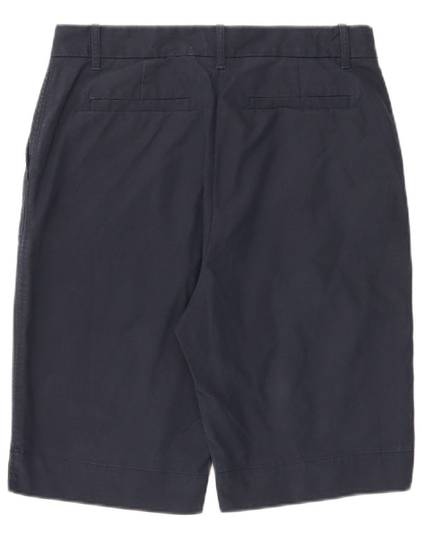 Marks & Spencer Chino Shorts til kvinder UK 12 Medium W32 Marineblå Bomuld
