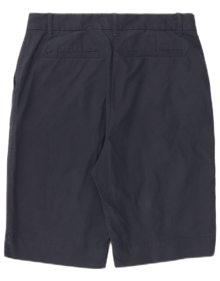 Marks & Spencer Chino Shorts til kvinder UK 12 Medium W32 Marineblå Bomuld