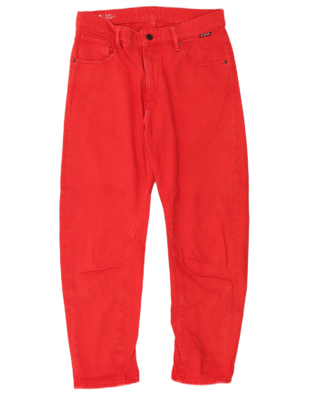 G-Star Herre 3D Arc Cropped Jeans W25 L25 Rød Bomuld