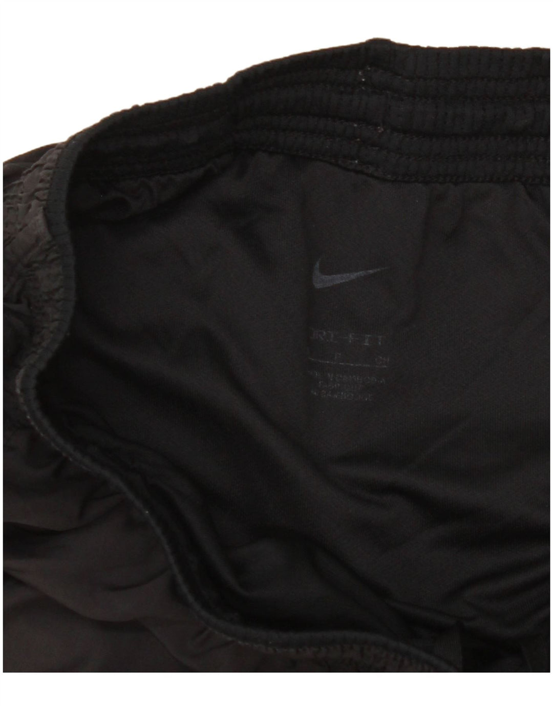 Nike Dame Dri Fit Sport Shorts UK 10 Small Black Polyester