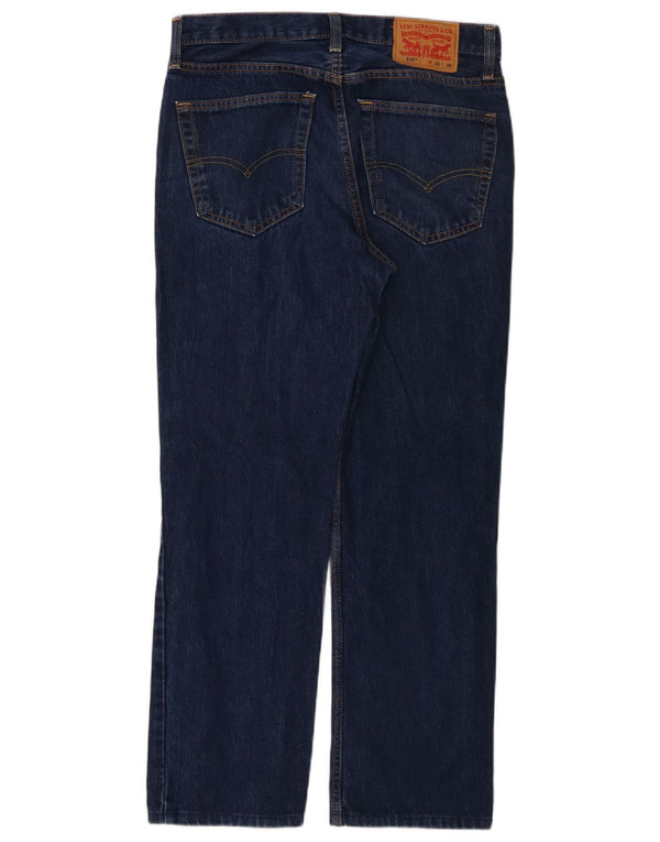 Levi's Herre 516 Straight Jeans W32 L30 Marineblå Bomuld