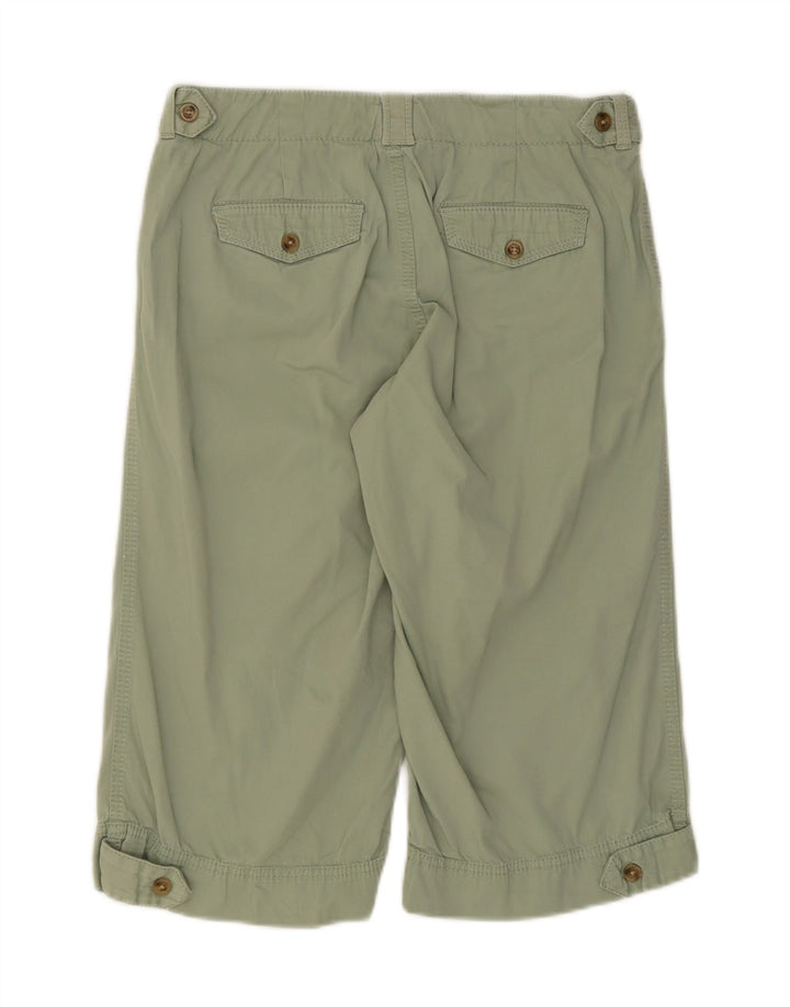 DOCKERS Womens Slightly Curvy Bermuda Shorts US 6 Medium W32  Green Vintage Dockers and Second-Hand Dockers from Messina Hembry 