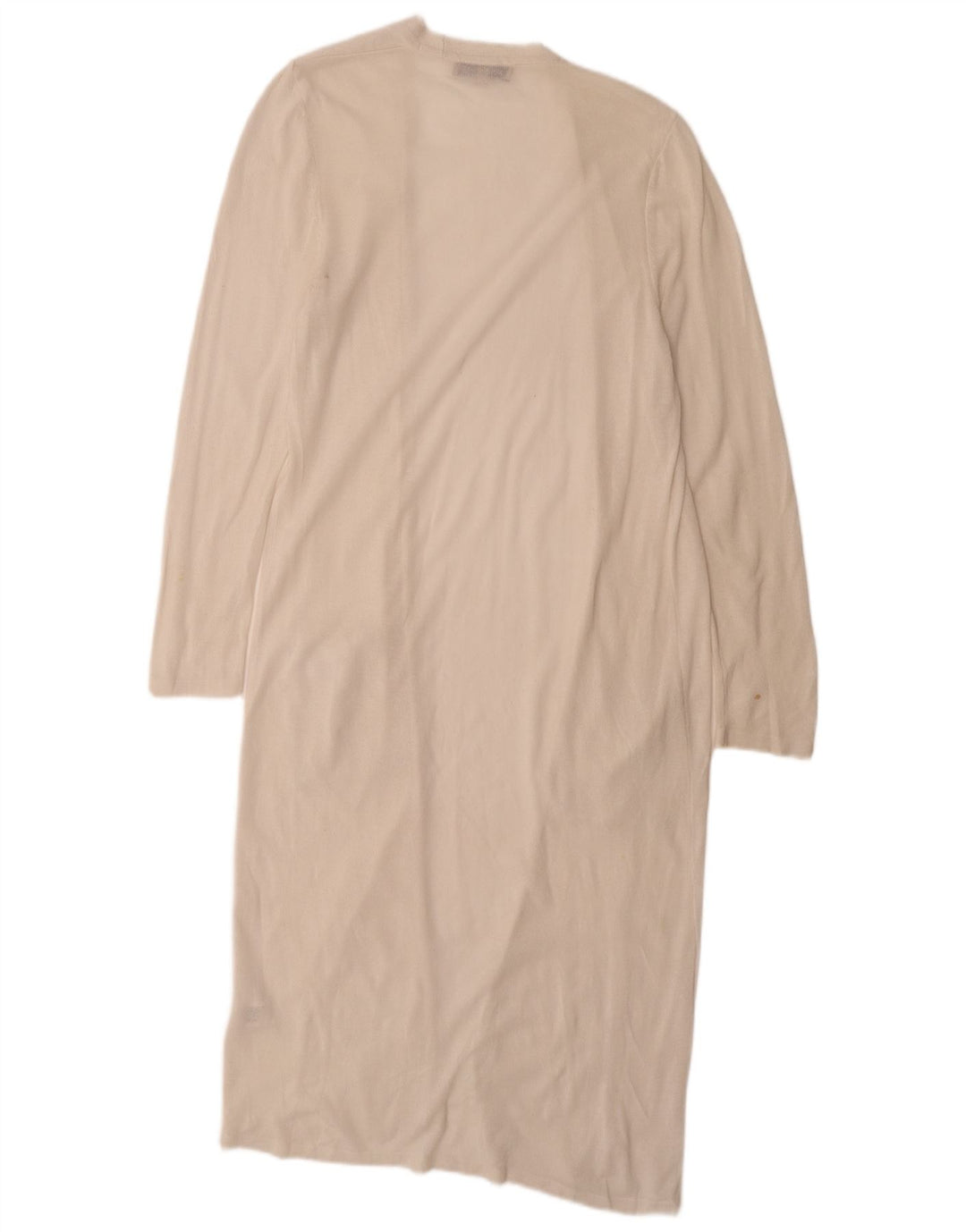 Marks & Spencer Dame Longline Cardigan Sweater UK 14 Medium Off White
