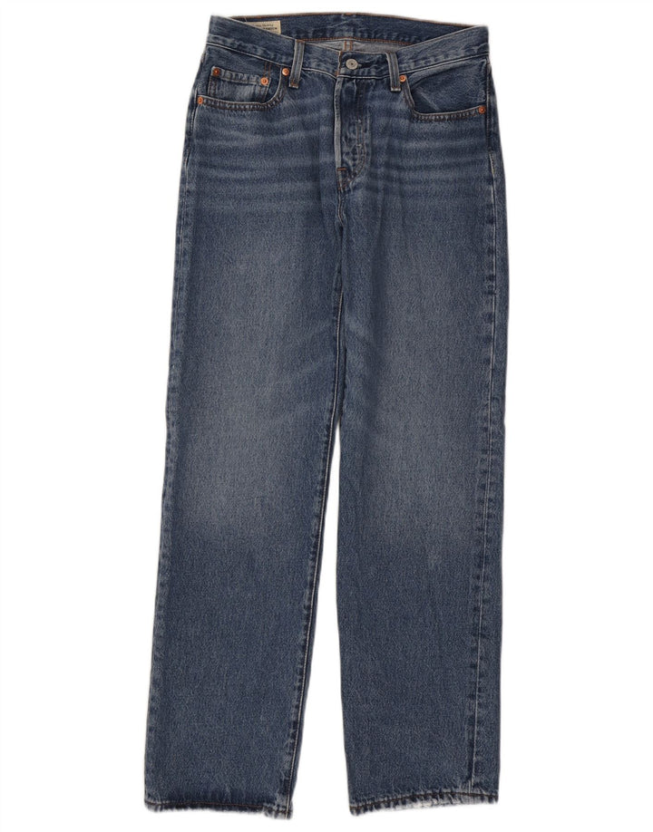 Levi's Lige Jeans til kvinder W27 L30 Blå Bomuld 90'erne