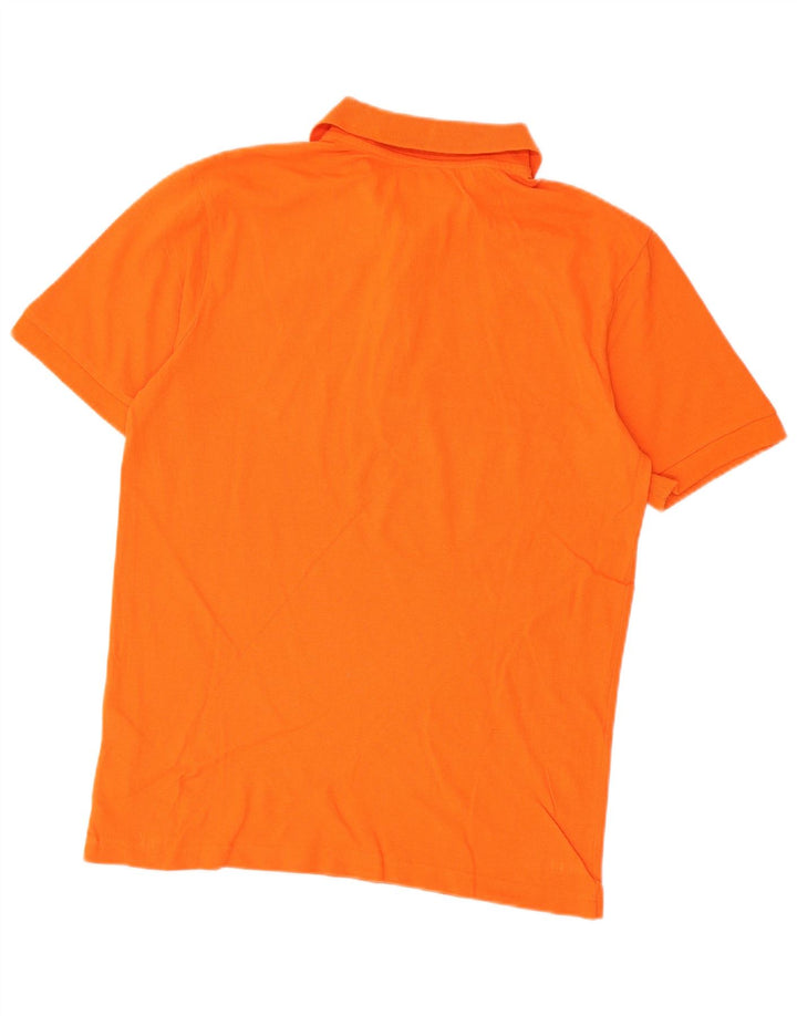 Kappa herre poloskjorte stor orange bomuld