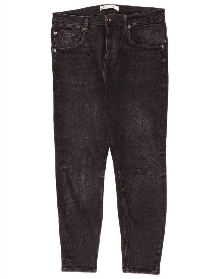 Zara Womens Crop Skinny Jeans EU 40 Medium W31 L25 Grå