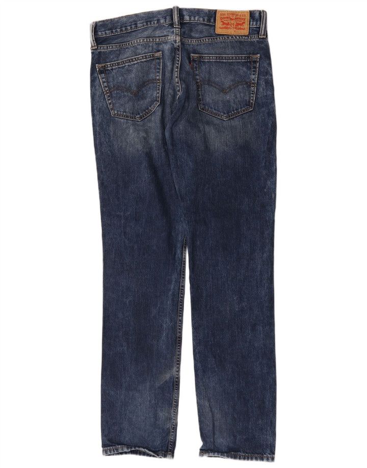 Levi's Herre 511 Slim Jeans W34 L34 Blå Bomuld