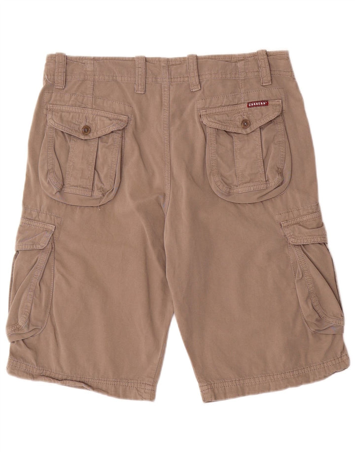 Carrera Herre Cargo Shorts W34 Large Grå Bomuld
