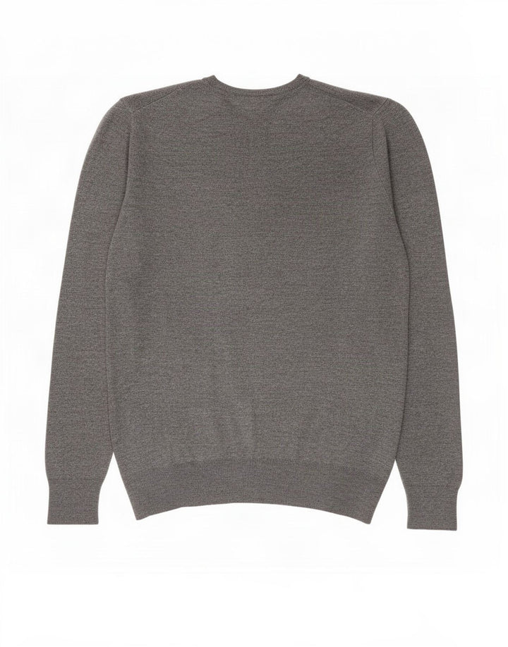 Zara Herre V-hals sweater XL Grå