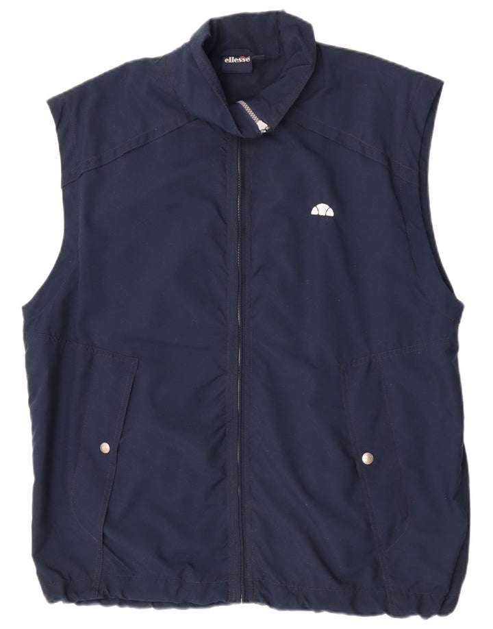 Ellesse Herre Ærmeløs træningsdragt Topjakke IT 52 Large Navy Blue