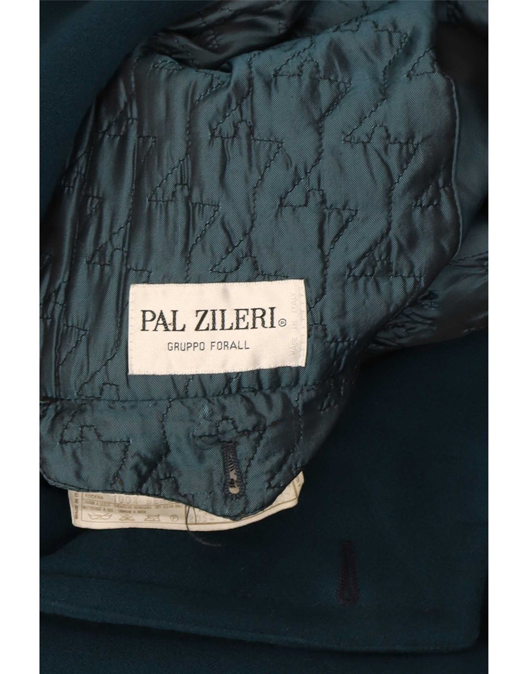 Pal Zileri Herre Hooded Duffel Coat IT 52 XL Blå Uld