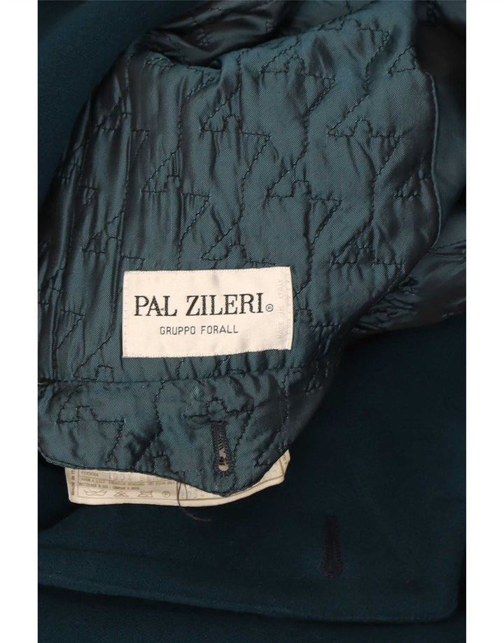Pal Zileri Herre Hooded Duffel Coat IT 52 XL Blå Uld