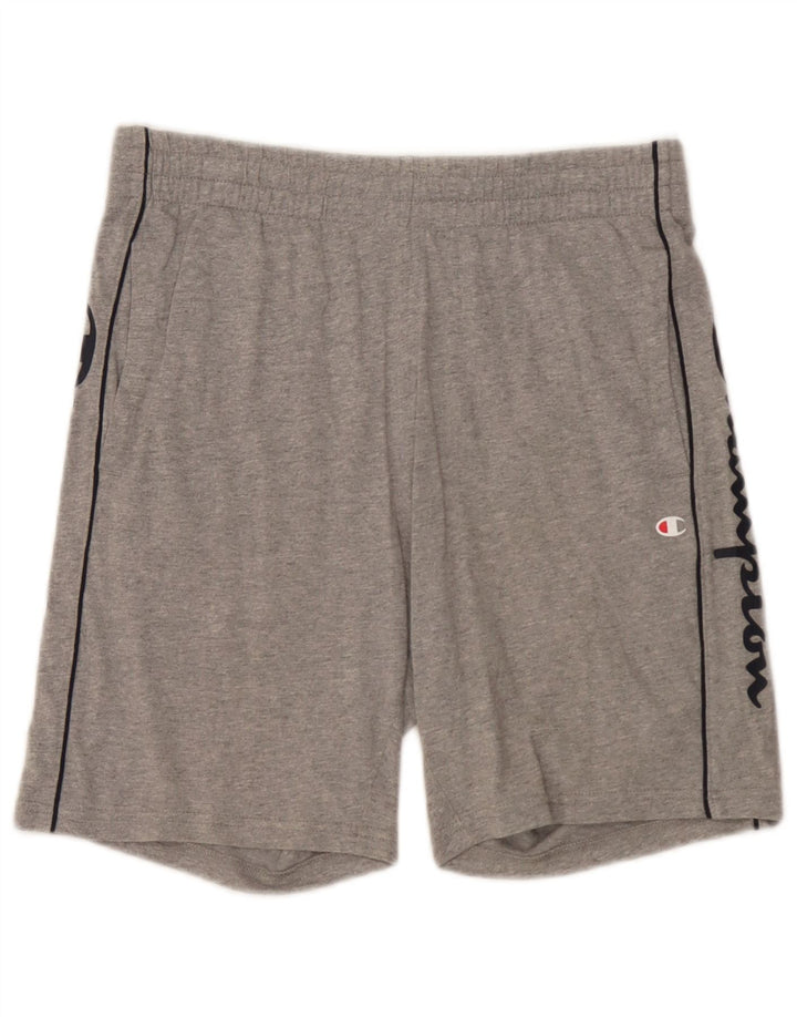 Champion Herre grafiske sportsshorts Små grå bomuld