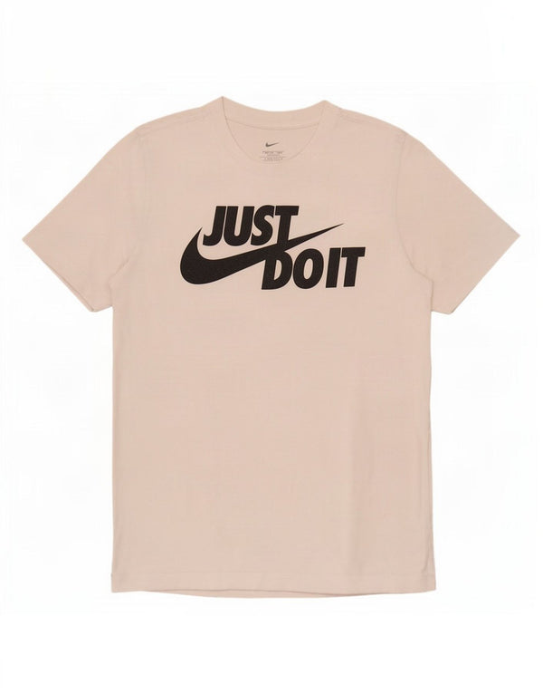 Nike Herre Regular Graphic T-Shirt Top Small White Sports