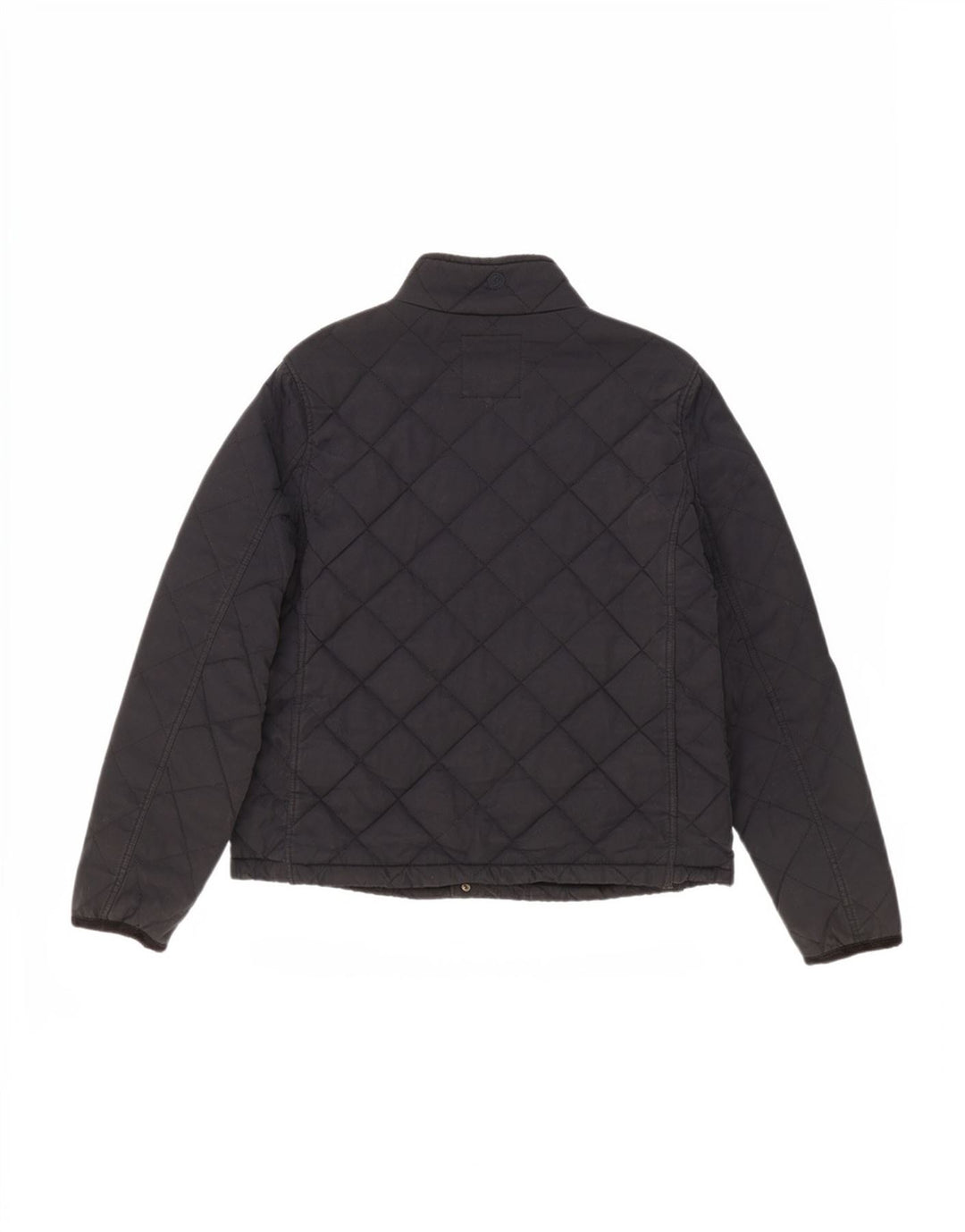 Fat Face Herre Quiltet Jakke UK 42 XL Navy Blue Bomuld