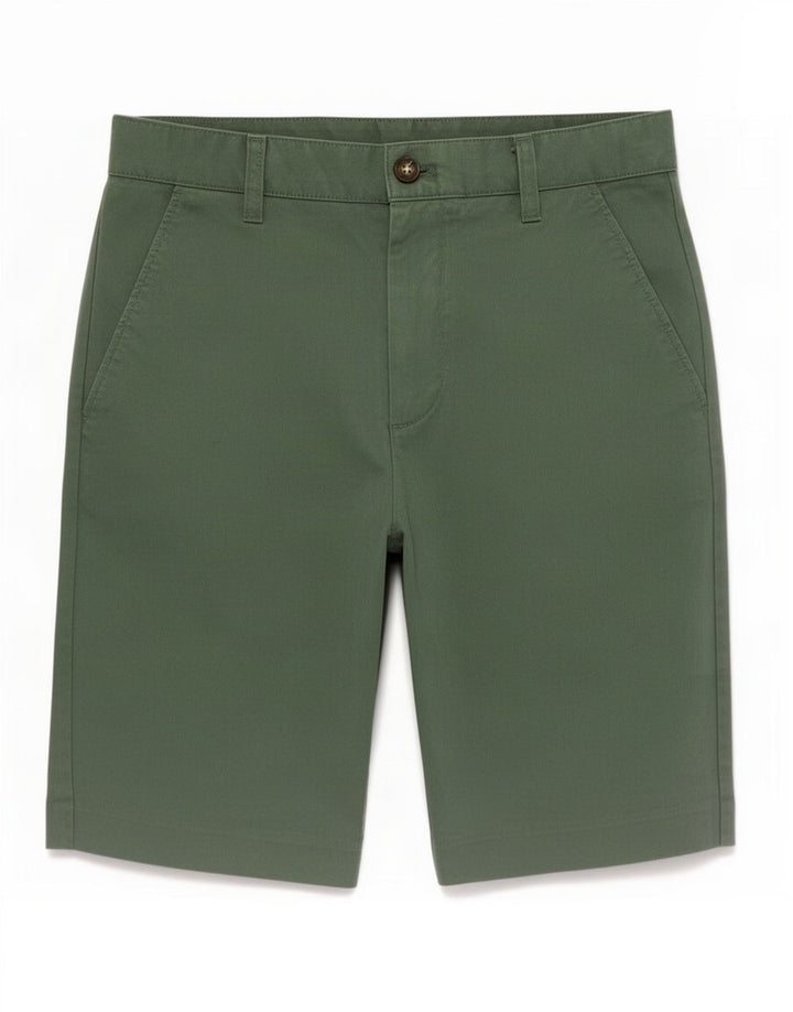 John Lewis Herre Chino Shorts Medium W30 Grøn Bomuld