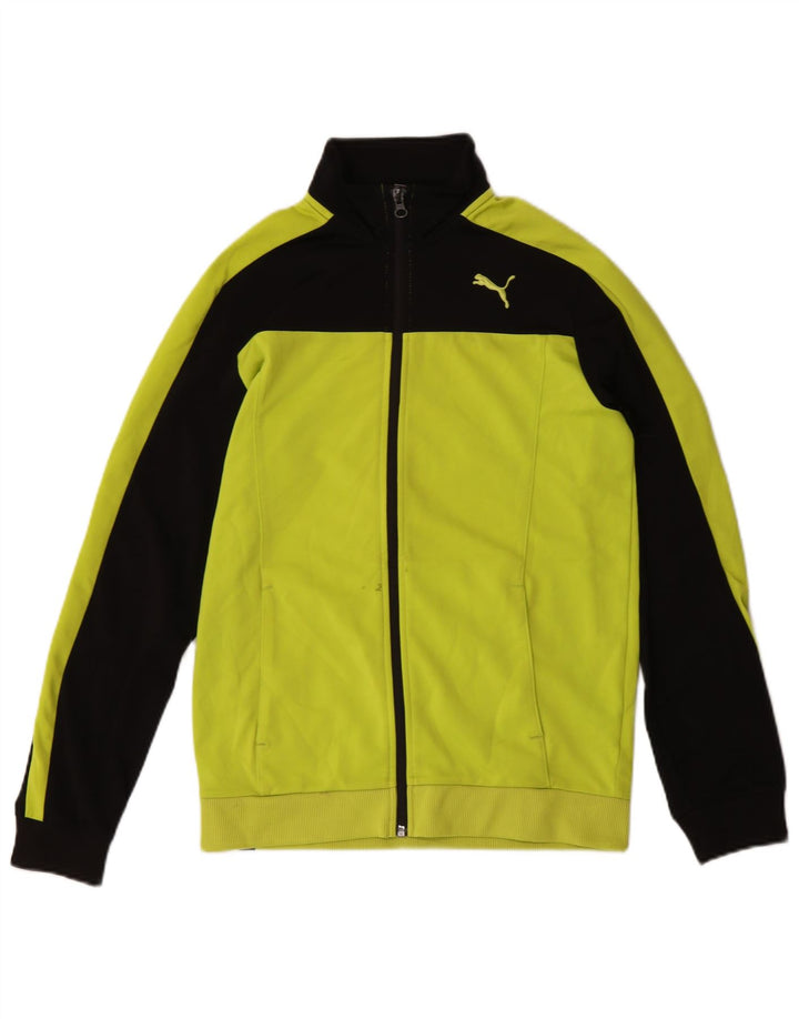 Puma Træningsdragt Topjakke til drenge 13-14 år Gul Colourblock Polyester