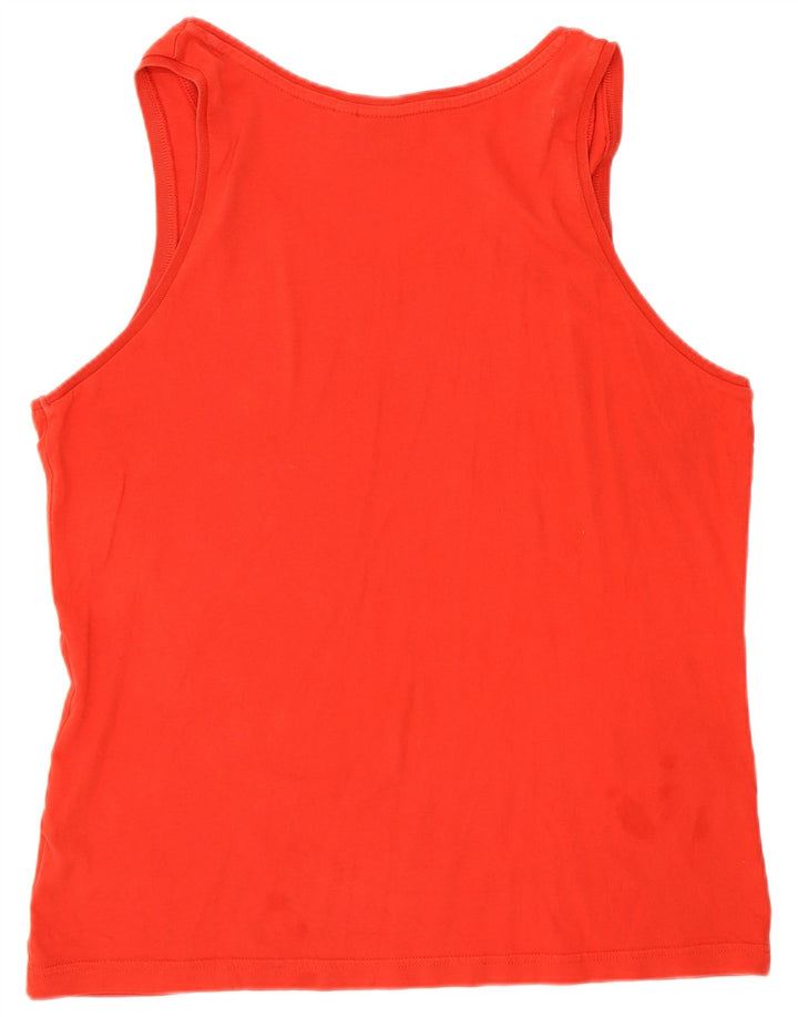 Adidas Herre Grafisk Vest Top Stor Rød Bomuld