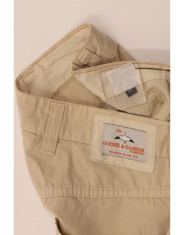 Goose & Gander Herre Lige Casual Bukser IT 48 Medium W32 L32 Beige