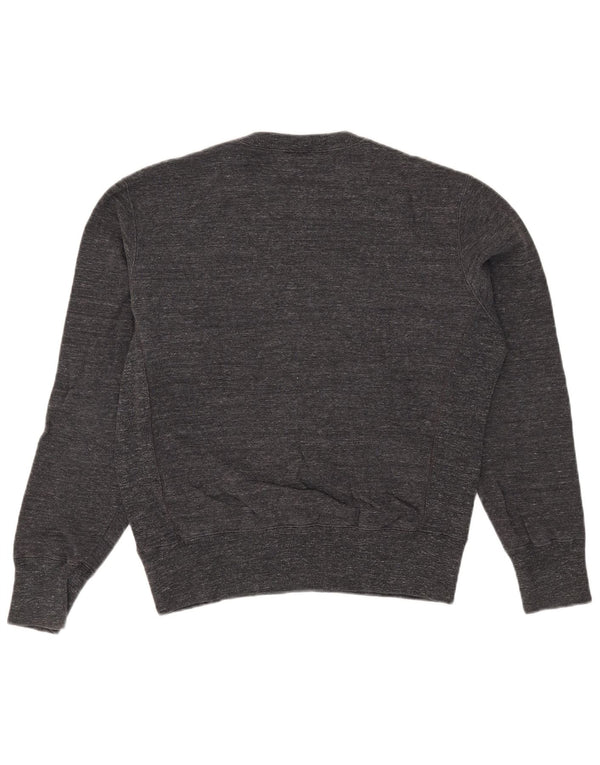 Champion Herre Crew Neck Jumper Sweater Medium Grey Flecked Bomuld