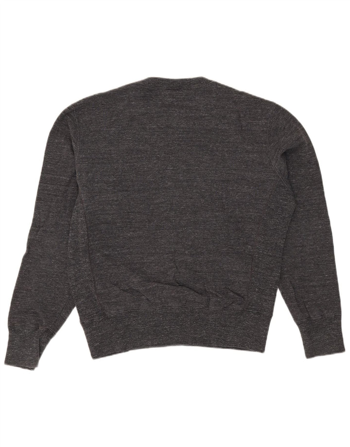 Champion Herre Crew Neck Jumper Sweater Medium Grey Flecked Bomuld