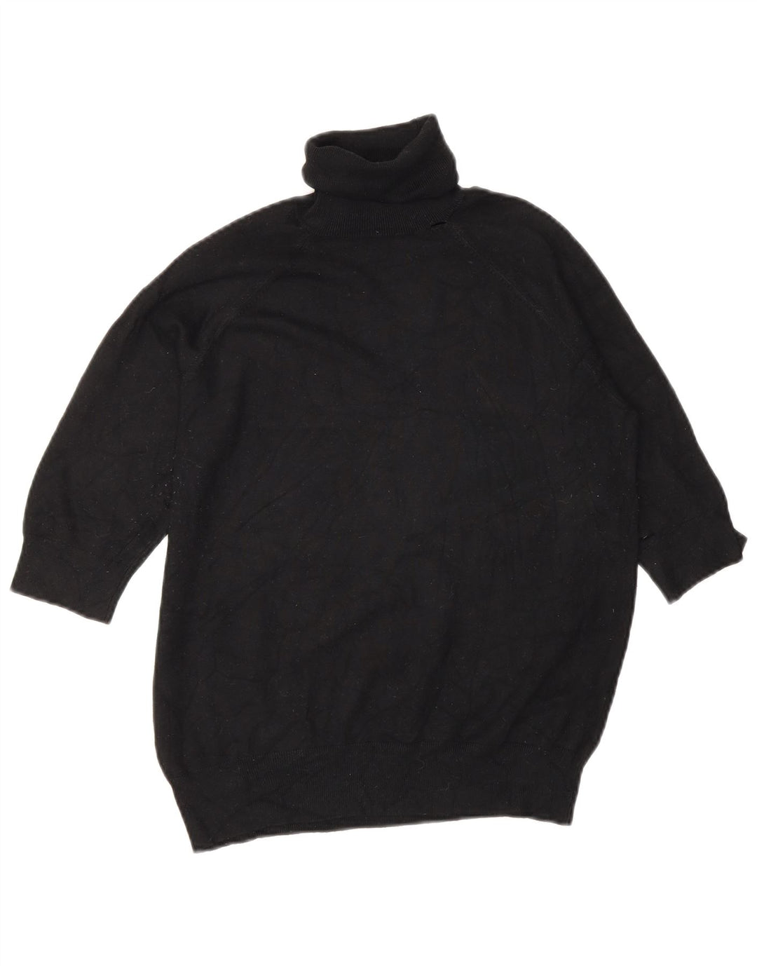 Zara Dame Rullehals Sweater UK 14 Medium Sort