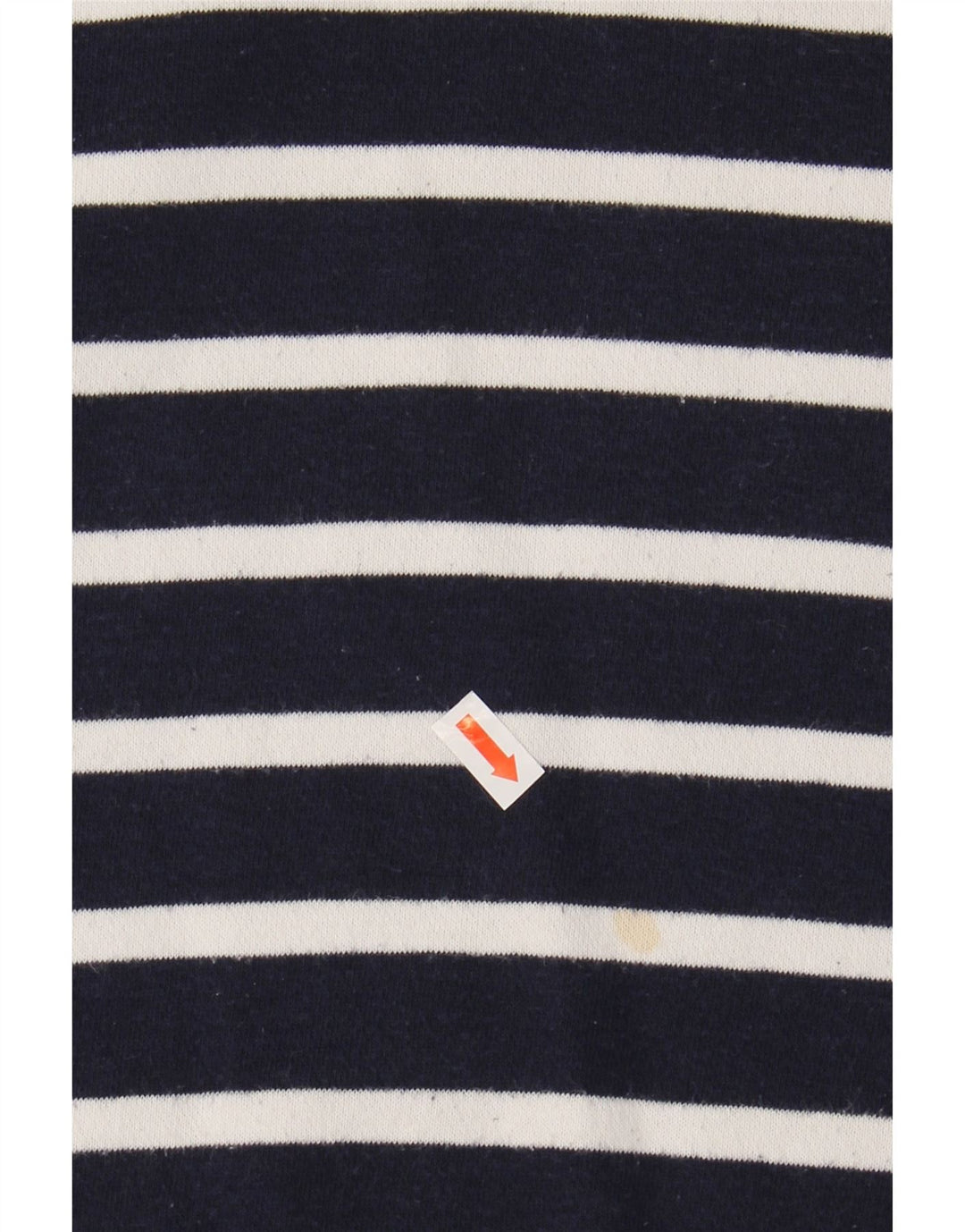 JOULES Dame Oversized Sweatshirt Jumper UK 10 Small Navy Blue Striped