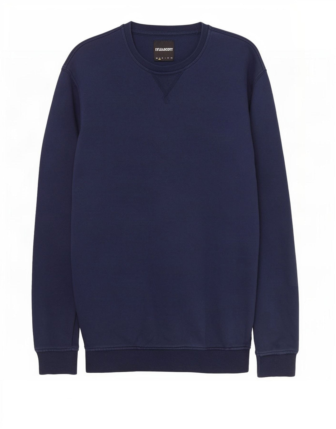 Lyle & Scott Sweatshirt til mænd, lille marineblå bomuld