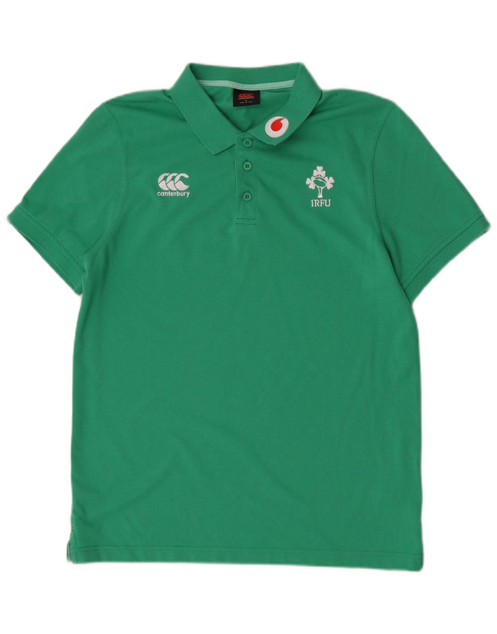 Canterbury Herre IRFU Polo Shirt Stor Grøn Polyester