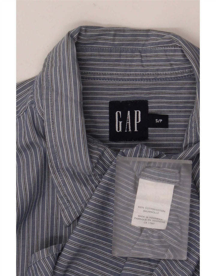 Gap Herre Loose Fit skjorte lille blå nålestribet bomuld