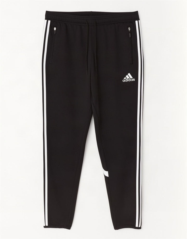 Adidas Herre Climacool Træningsdragt Bukser Joggers Medium Sort Colourblock