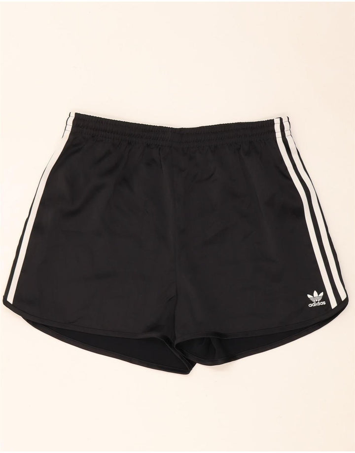ADIDAS sportsshorts til kvinder UK 16/18 Large Black Polyester